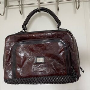 Vintage Marc Chantal Brown Leather Hand Bag